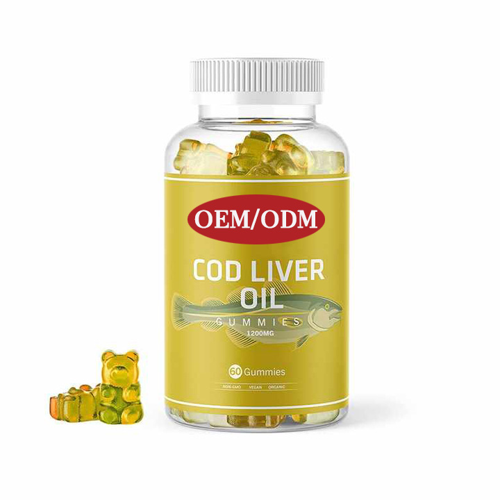Natural Brain Joint Support Vitamin Omega 3 Fish Oil Gummies Bear With DHA And EPA For Adults And Kids