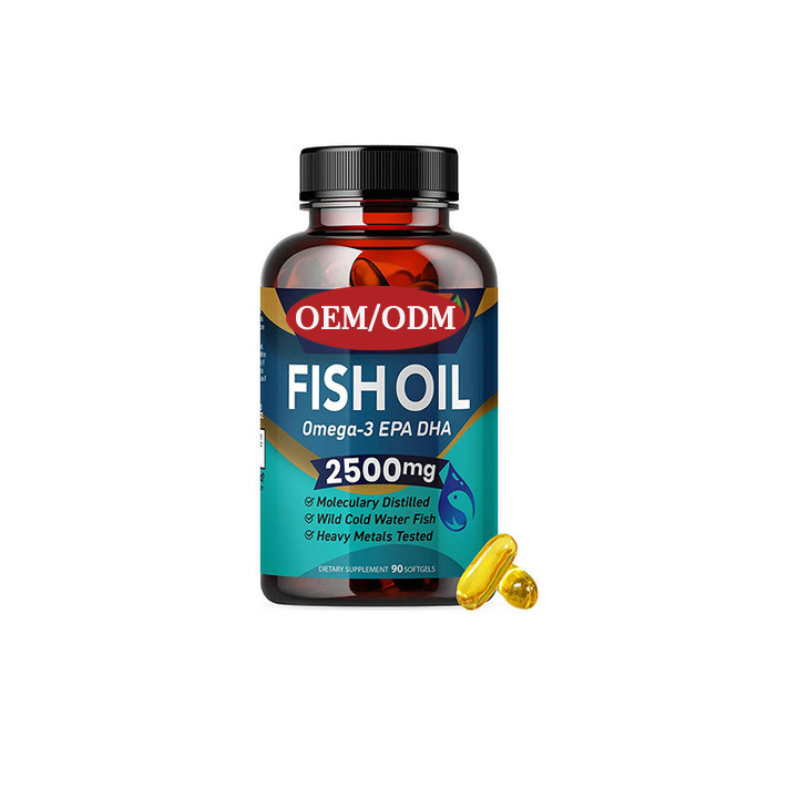 OEM 1000mg Fish Oil Soft Capsules for Adults and Children