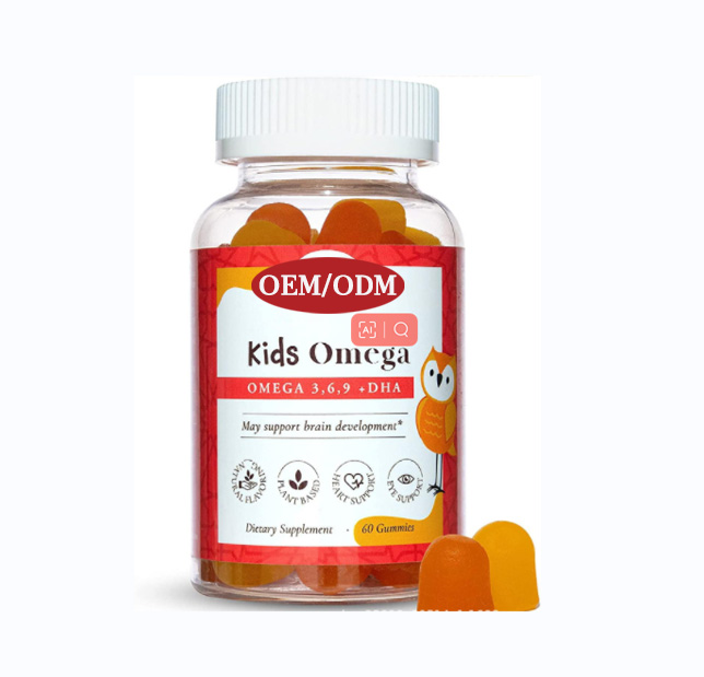 Ready To Ship Omega Gummies For Kids Powerful Brain Omega 369+DHA Fish Oil Immune Support For Kids