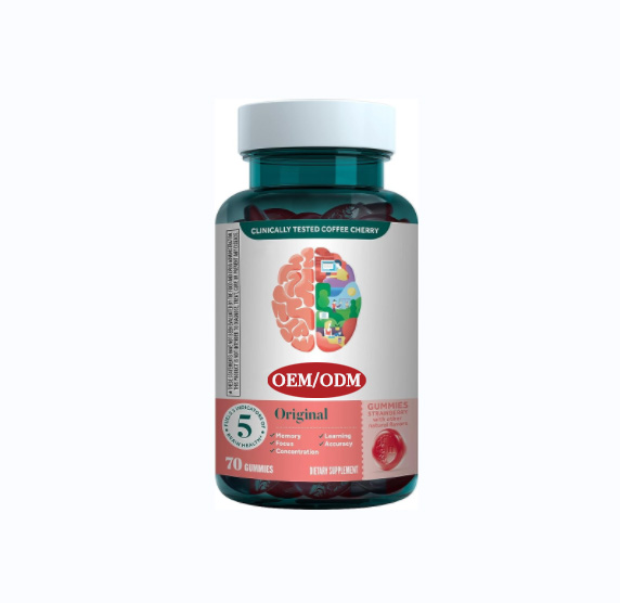 OEM Advanced plant extracts Nootropic Brain Support Supplement Original Strawberry Gummies Phosphatidylser