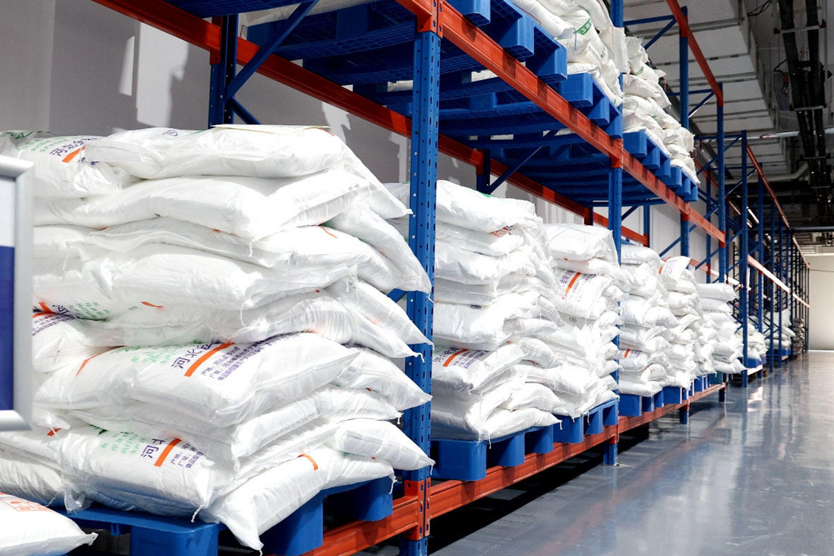 Raw material area