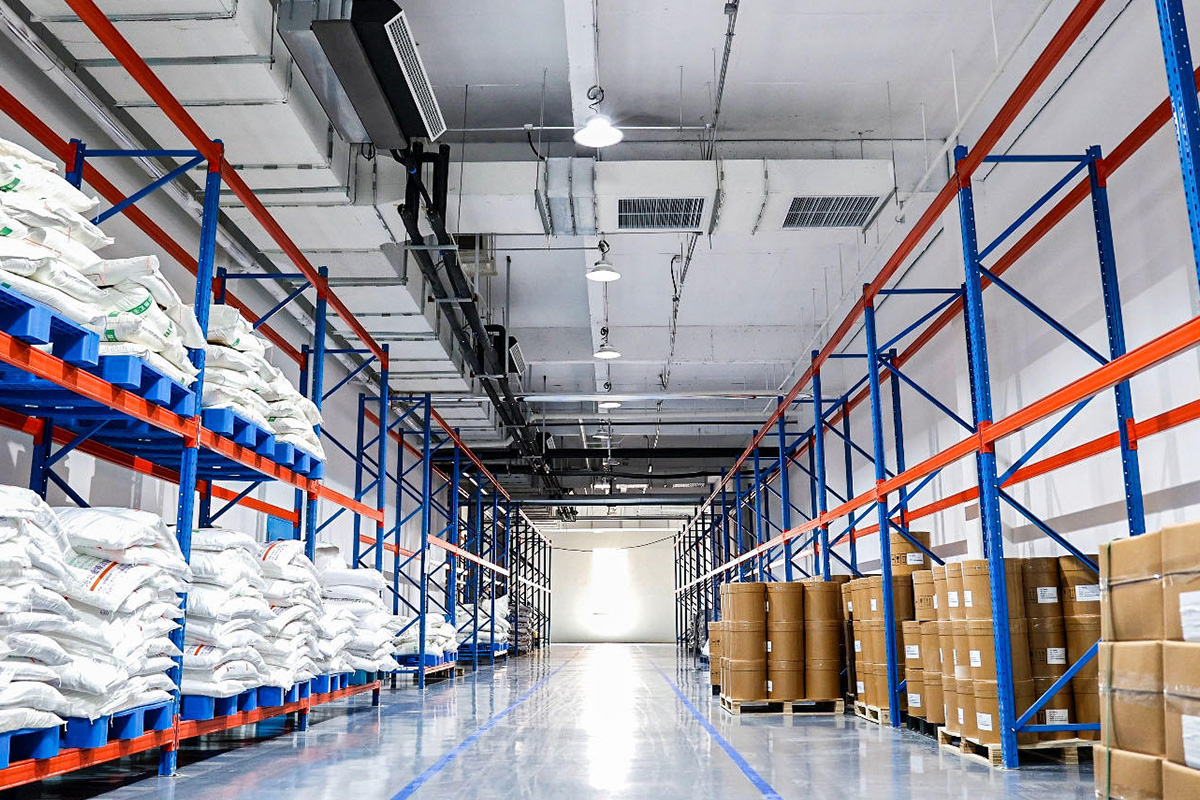 Raw material area